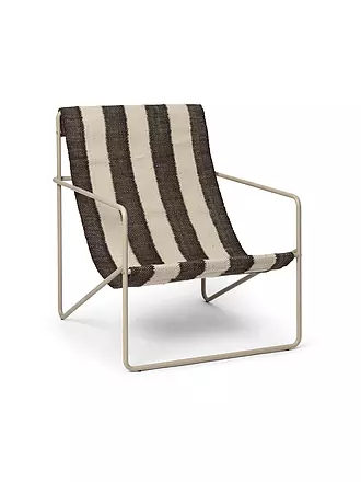 FERM LIVING | Desert Lounge Chair Cashmere Bianco sporco Cioccolato |